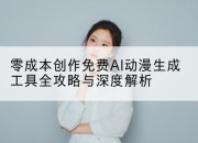 零成本创作免费AI动漫生成工具全攻略与深度解析