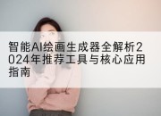 智能AI绘画生成器全解析2024年推荐工具与核心应用指南