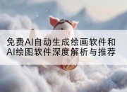 免费AI自动生成绘画软件和AI绘图软件深度解析与推荐