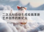二次元AI自动生成绘画革新艺术创作的新纪元