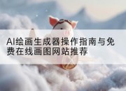 AI绘画生成器操作指南与免费在线画图网站推荐