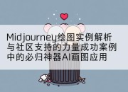 Midjourney绘图实例解析与社区支持的力量成功案例中的必归神器AI画图应用