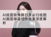 AI绘图软件排行及必归绘图AI画图神器创作效果深度解析