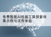免费智能AI绘画工具探索效果示例与试用体验