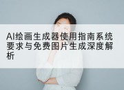AI绘画生成器使用指南系统要求与免费图片生成深度解析