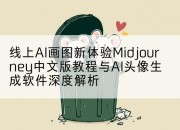 线上AI画图新体验Midjourney中文版教程与AI头像生成软件深度解析