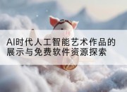 AI时代人工智能艺术作品的展示与免费软件资源探索