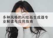 多种风格的AI绘画生成器专业解读与应用指南