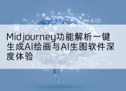 Midjourney功能解析一键生成AI绘画与AI生图软件深度体验