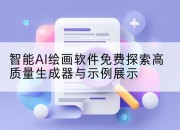 智能AI绘画软件免费探索高质量生成器与示例展示