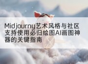 Midjourny艺术风格与社区支持使用必归绘图AI画图神器的关键指南