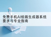 免费手机AI绘画生成器系统要求与专业指南