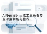 AI漫画图片生成工具免费专业深度解析与推荐