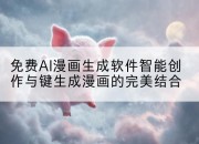 免费AI漫画生成软件智能创作与键生成漫画的完美结合