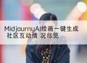 MidjournyAI绘画一键生成 社区互动情 况尽览