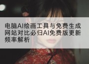 电脑AI绘画工具与免费生成网站对比必归AI免费版更新频率解析